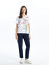 LC Waikiki Crew Neck Floral Women's T-Shirt